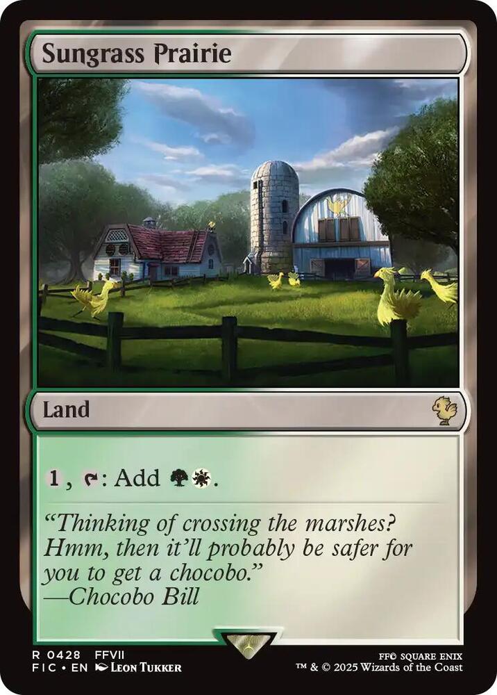 Sungrass Prairie  428 (Commander: FINAL FANTASY)  - Foil | Good Games Adelaide SA