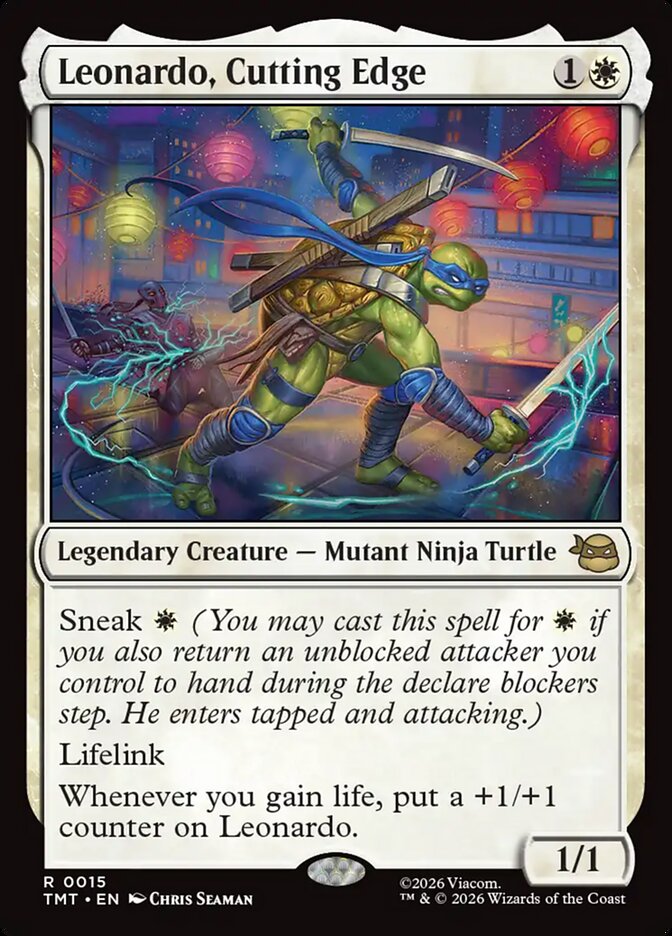 Leonardo, Cutting Edge 15 (Teenage Mutant Ninja Turtles)  | Good Games Adelaide SA
