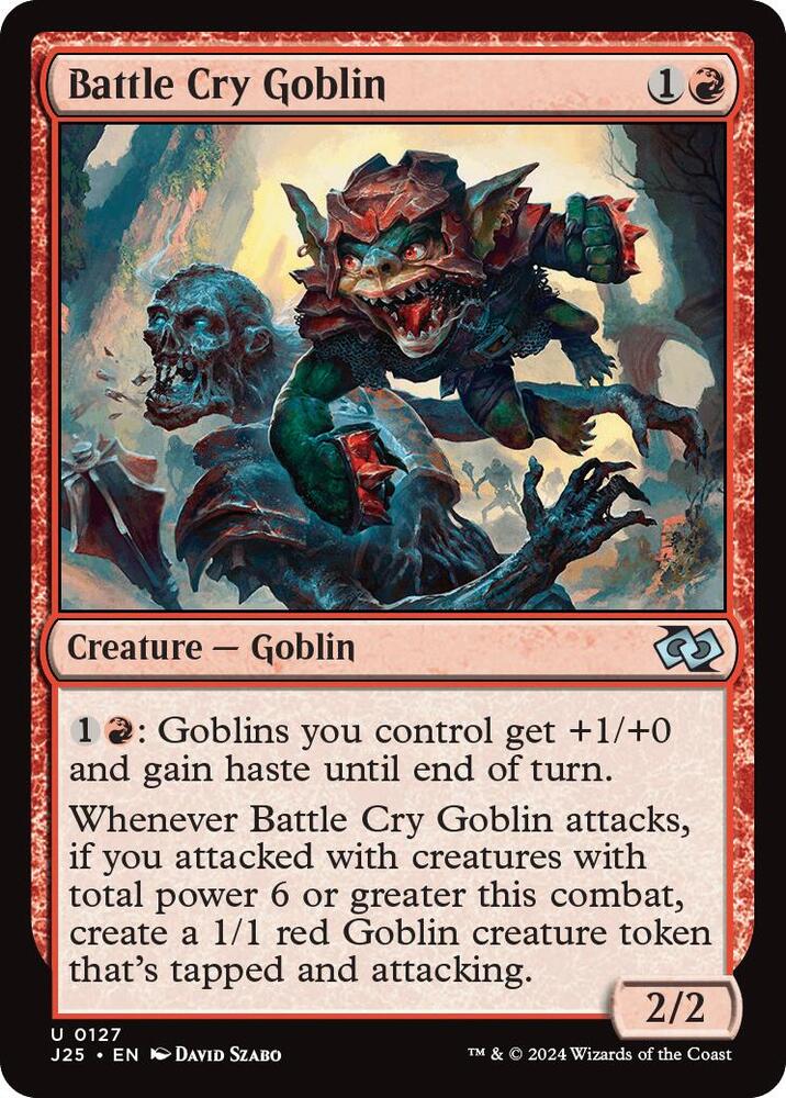 Battle Cry Goblin 127 (Foundations Jumpstart)  | Good Games Adelaide SA