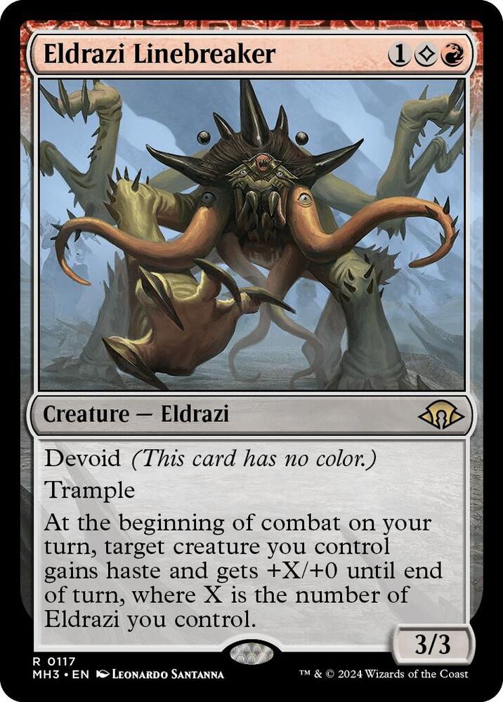 Eldrazi Linebreaker 117 (Modern Horizons 3)  - Foil | Good Games Adelaide SA