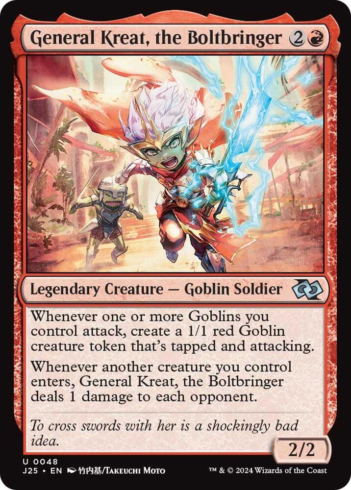 General Kreat the Boltbringer Anime 48 (Foundations Jumpstart)  | Good Games Adelaide SA