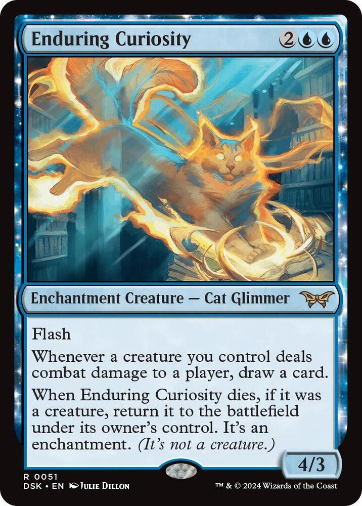 Enduring Curiosity 51 (Duskmourn: House of Horror)  - Foil | Good Games Adelaide SA