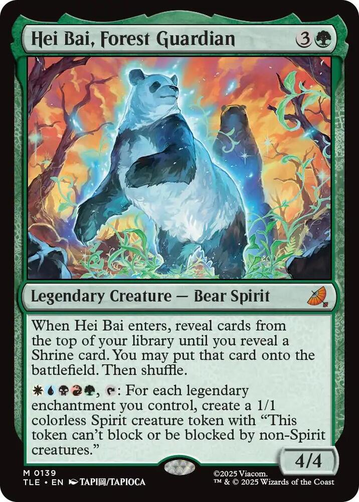 Hei Bai, Forest Guardian 139 (Avatar: The Last Airbender: Eternal-Legal)  | Good Games Adelaide SA
