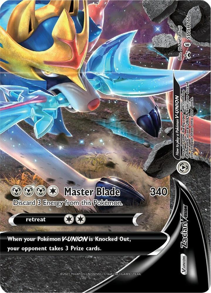 Zacian V UNION SWSH166 (SWSH: Sword & Shield Promo Cards)  - Holofoil | Good Games Adelaide SA