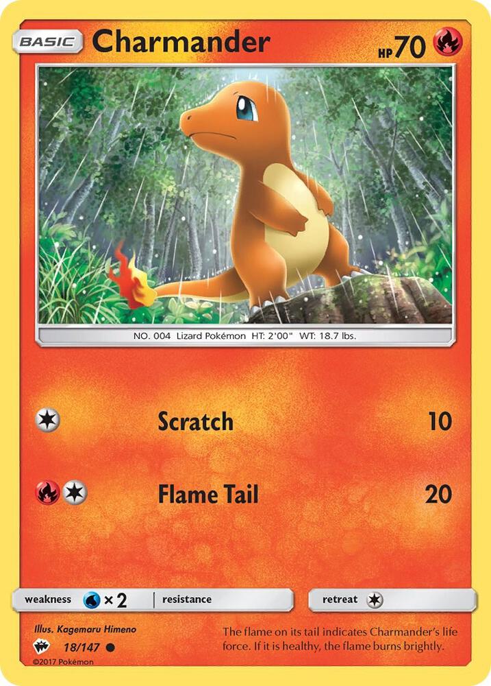 Charmander 18/147 (SM - Burning Shadows)  | Good Games Adelaide SA