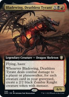 Bladewing Deathless Tyrant Extended Art 85 (Commander: Dominaria United)  | Good Games Adelaide SA