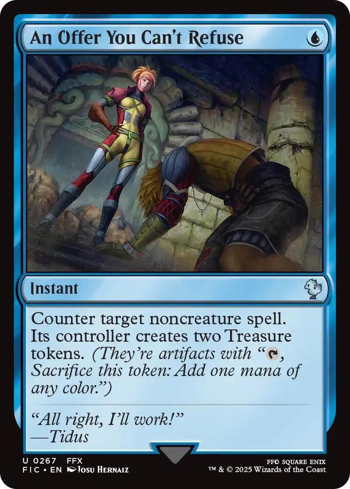 An Offer You Can't Refuse 267 (Commander: FINAL FANTASY)  - Foil | Good Games Adelaide SA