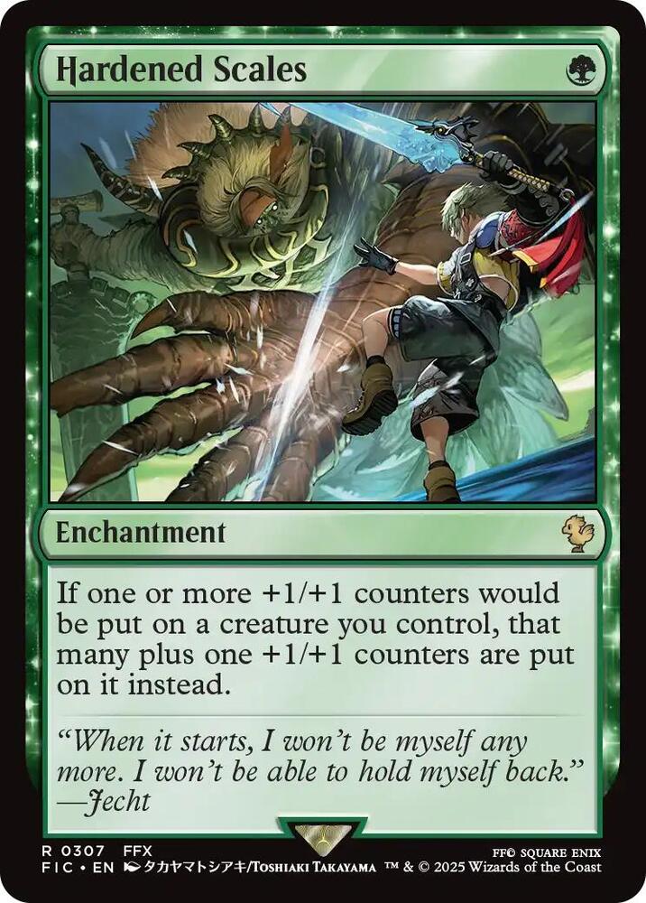 Hardened Scales  307 (Commander: FINAL FANTASY)  - Foil | Good Games Adelaide SA