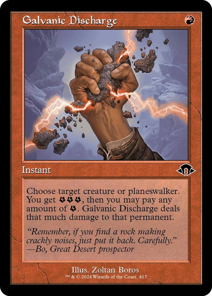 Galvanic Discharge 417 (Modern Horizons 3)  - Foil | Good Games Adelaide SA