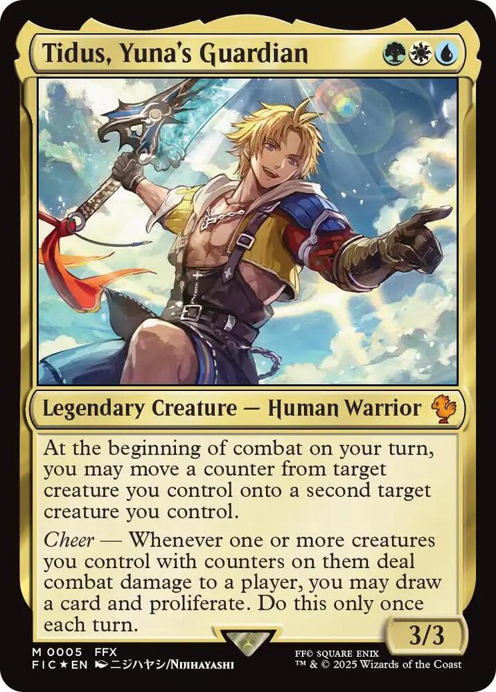 Tidus, Yuna's Guardian 5 (Commander: FINAL FANTASY)  | Good Games Adelaide SA