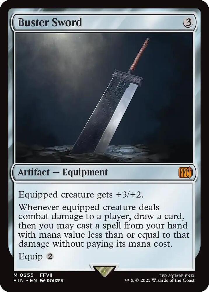 Buster Sword 255 (FINAL FANTASY)  - Foil | Good Games Adelaide SA