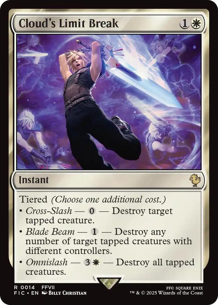 Cloud's Limit Break 14 (Commander: FINAL FANTASY)  - Foil | Good Games Adelaide SA