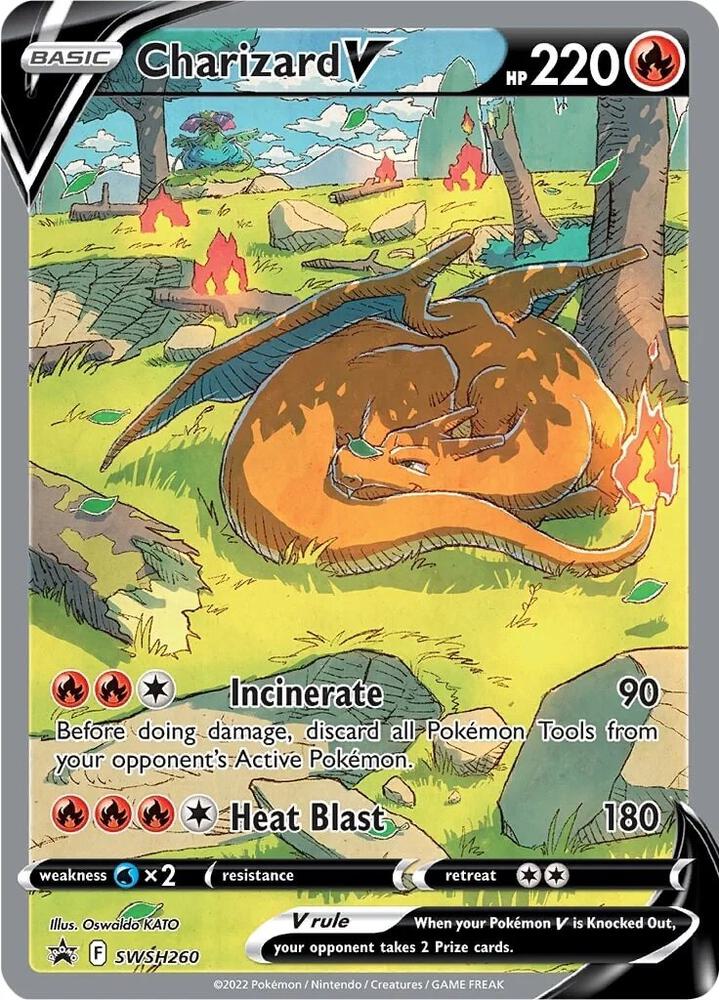 Charizard V SWSH260 (SWSH: Sword & Shield Promo Cards)  - Holofoil | Good Games Adelaide SA
