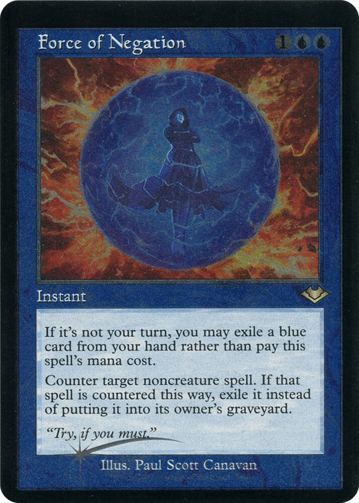 Force of Negation 9 (Modern Horizons)  - Foil | Good Games Adelaide SA