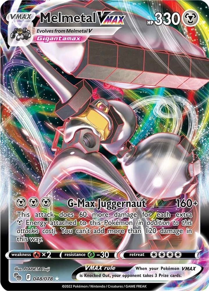 Melmetal VMAX 048/078 (Pokemon GO)  - Holofoil | Good Games Adelaide SA