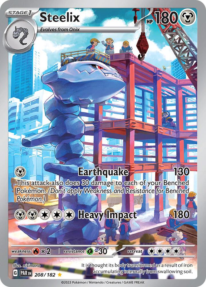 Steelix 208/182 (SV04: Paradox Rift)  - Holofoil | Good Games Adelaide SA