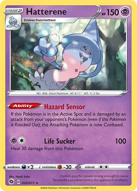 Hatterene 20/73 (Champion's Path)  - Holofoil | Good Games Adelaide SA