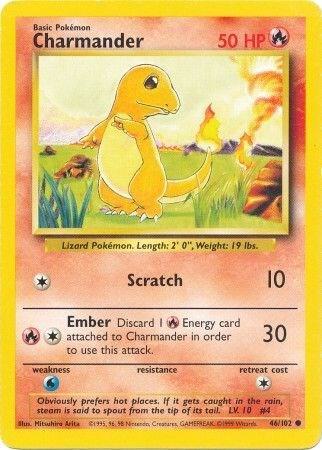 Charmander 046/102 (Base Set)  - Unlimited Normal | Good Games Adelaide SA