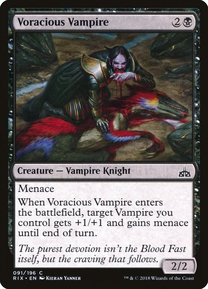 Voracious Vampire 91 (Rivals of Ixalan)  | Good Games Adelaide SA