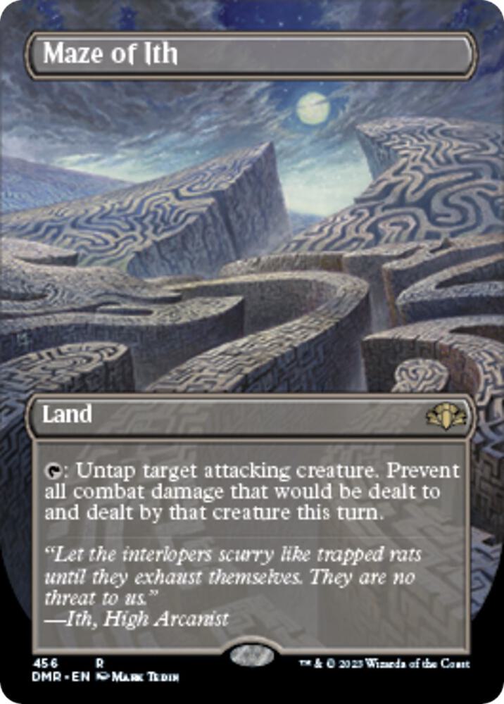 Maze of Ith 456 (Dominaria Remastered)  - Borderless | Good Games Adelaide SA