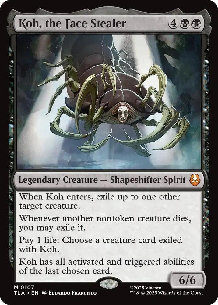 Koh the Face Stealer 107 (Avatar: The Last Airbender)  - Foil | Good Games Adelaide SA