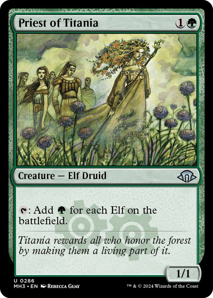 Priest of Titania 286 (Modern Horizons 3)  - Foil | Good Games Adelaide SA