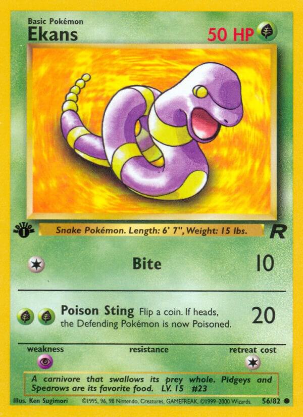 Ekans 56/82 (Team Rocket)  - 1st Edition | Good Games Adelaide SA