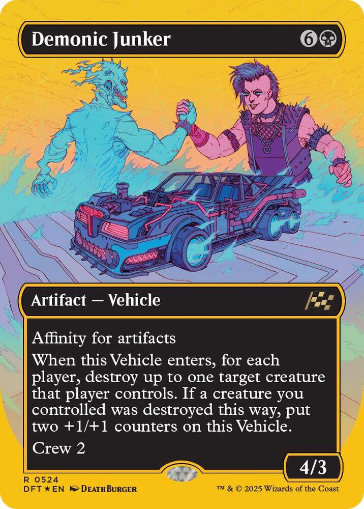 Demonic Junker 524 (Aetherdrift)  - Foil | Good Games Adelaide SA