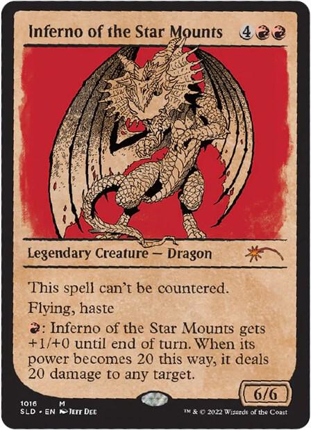 Inferno of the Star Mounts Showcase 1015 (Secret Lair Drop Series)  - Foil | Good Games Adelaide SA