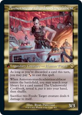 Asmoranomardicadaistinaculdacar Retro Frame Foil Etched 417 (Modern Horizons 2)  - Foil | Good Games Adelaide SA