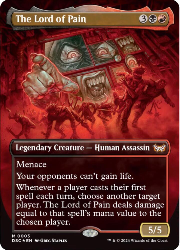 The Lord of Pain 3 (Commander: Duskmourn: House of Horror)  - Foil | Good Games Adelaide SA