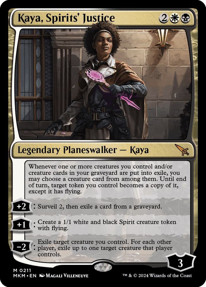 Kaya, Spirits' Justice 211 (Murders at Karlov Manor)  - Foil | Good Games Adelaide SA