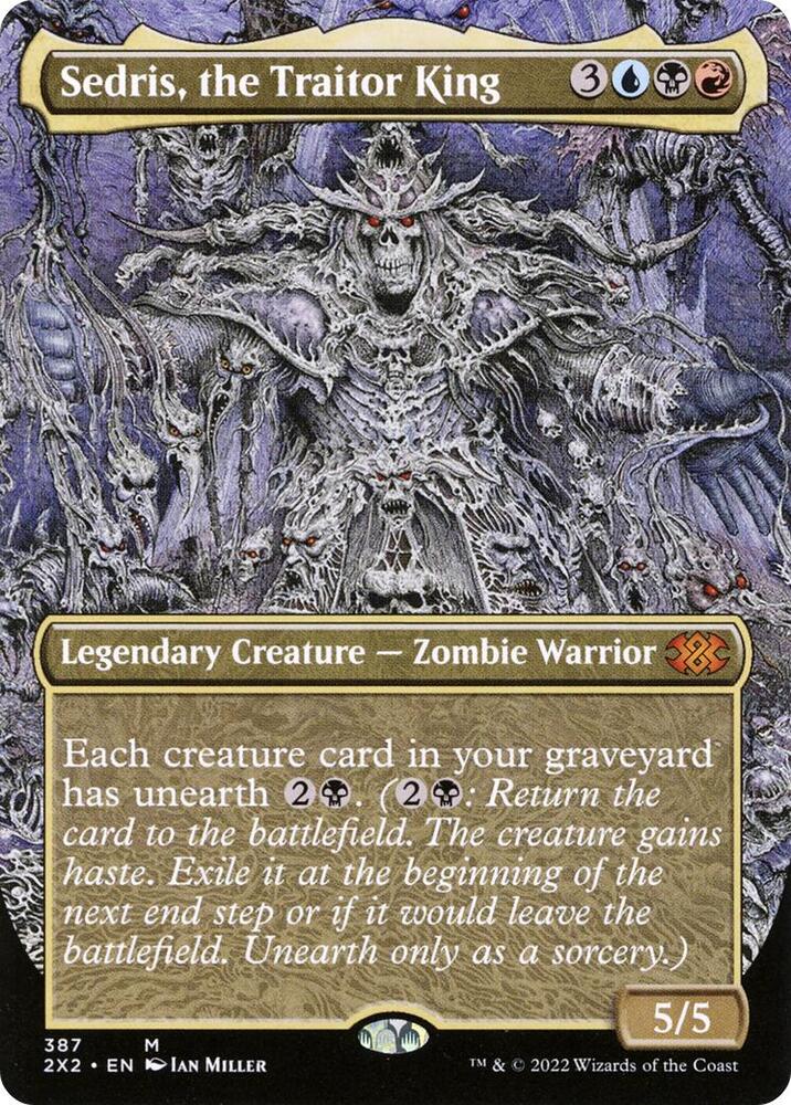Sedris the Traitor King Borderless 387 (Double Masters 2022)  | Good Games Adelaide SA