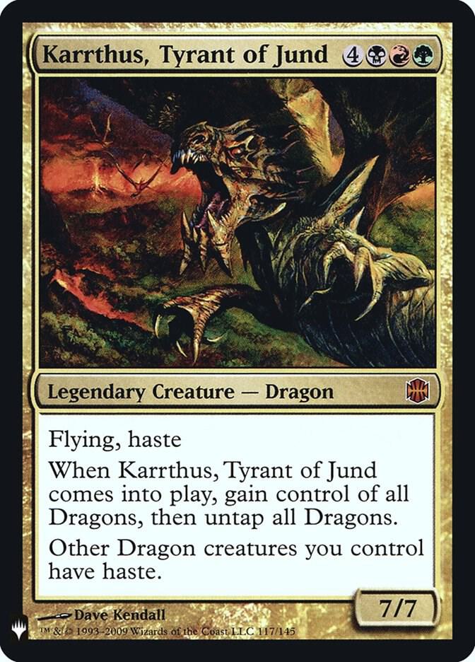 Karrthus Tyrant of Jund 117 (The List Reprints)  - Foil | Good Games Adelaide SA