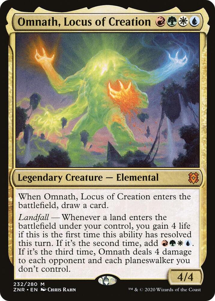 Omnath Locus of Creation 232 (Zendikar Rising)  - Foil | Good Games Adelaide SA
