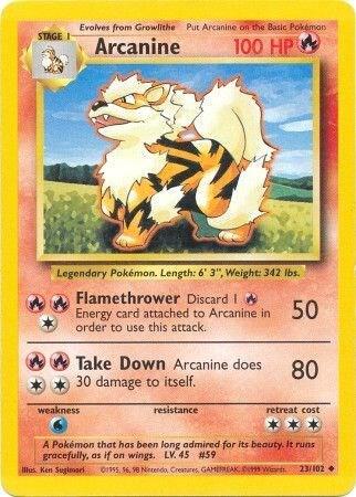 Arcanine 023/102 (Base Set)  | Good Games Adelaide SA