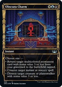 Obscura Charm Gilded Foil 388 (Streets of New Capenna)  - Foil | Good Games Adelaide SA