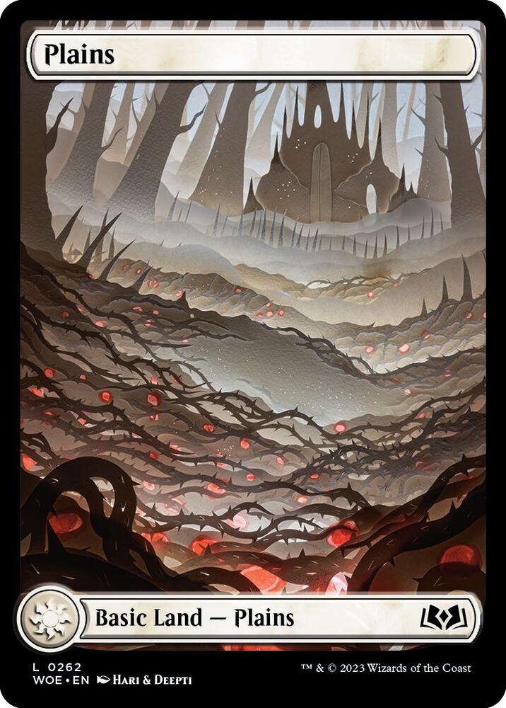 Plains 262 (Wilds of Eldraine)  - Full Art Foil | Good Games Adelaide SA