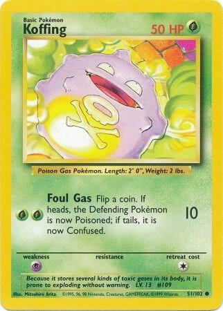 Koffing 051/102 (Base Set)  | Good Games Adelaide SA