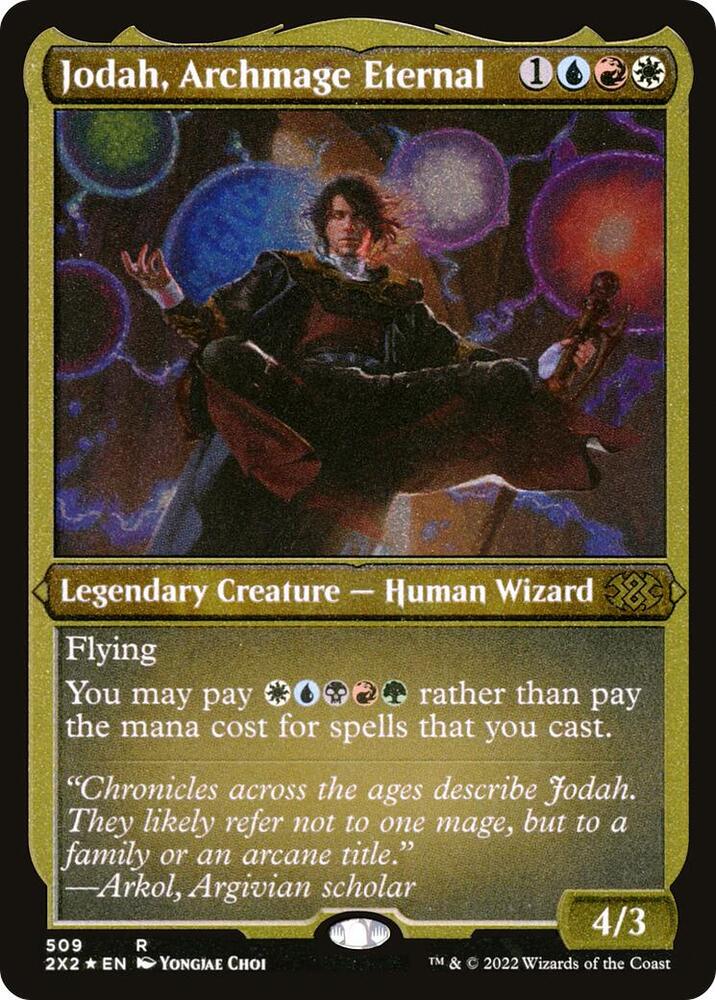 Jodah Archmage Eternal Foil Etched 509 (Double Masters 2022)  - Foil | Good Games Adelaide SA