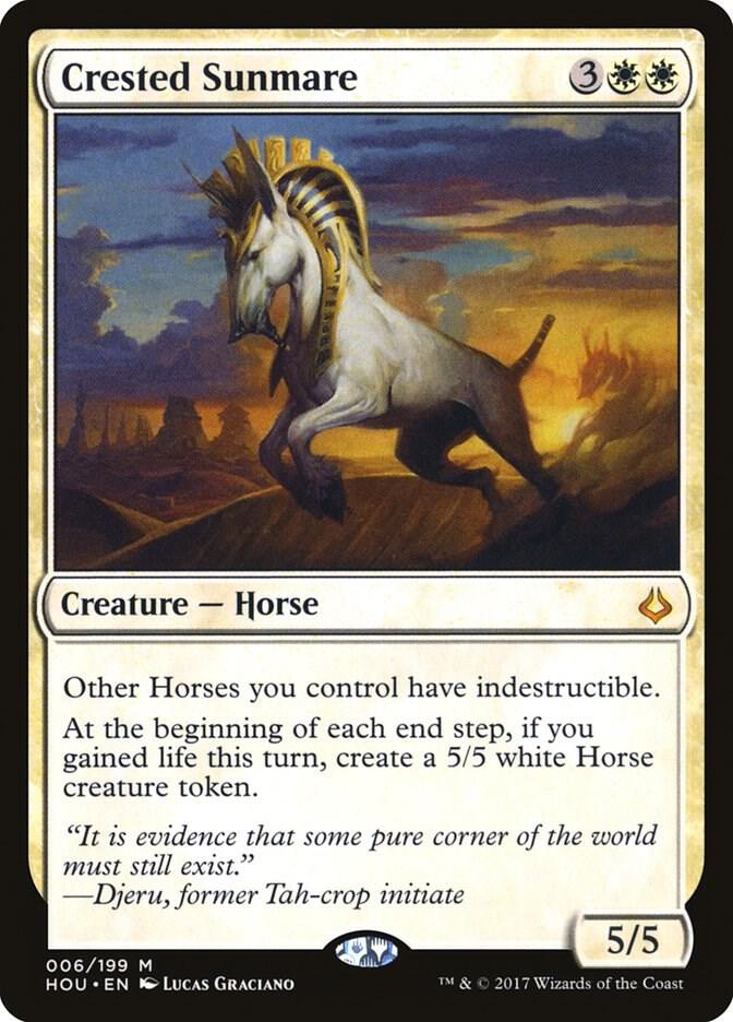 Crested Sunmare 6 (Hour of Devastation)  - Foil | Good Games Adelaide SA