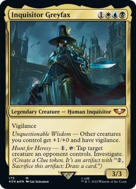 Inquisitor Greyfax 173/617 (Universes Beyond: Warhammer 40,000)  - Foil | Good Games Adelaide SA