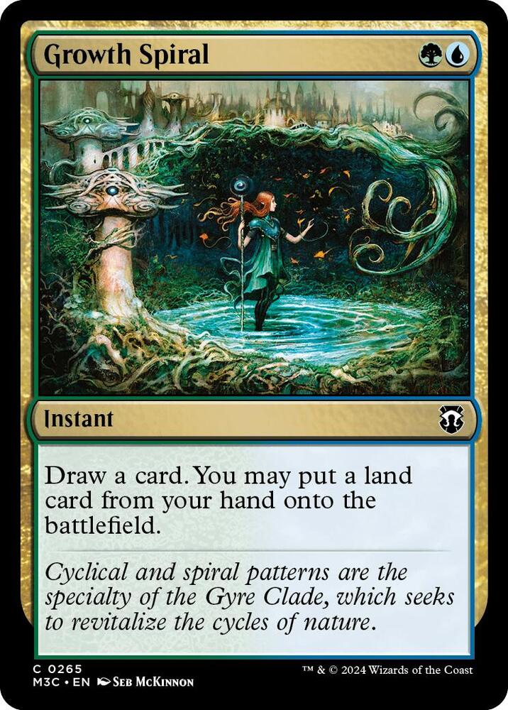 Growth Spiral 265/411 (Commander: Modern Horizons 3)  - Ripple Foil | Good Games Adelaide SA