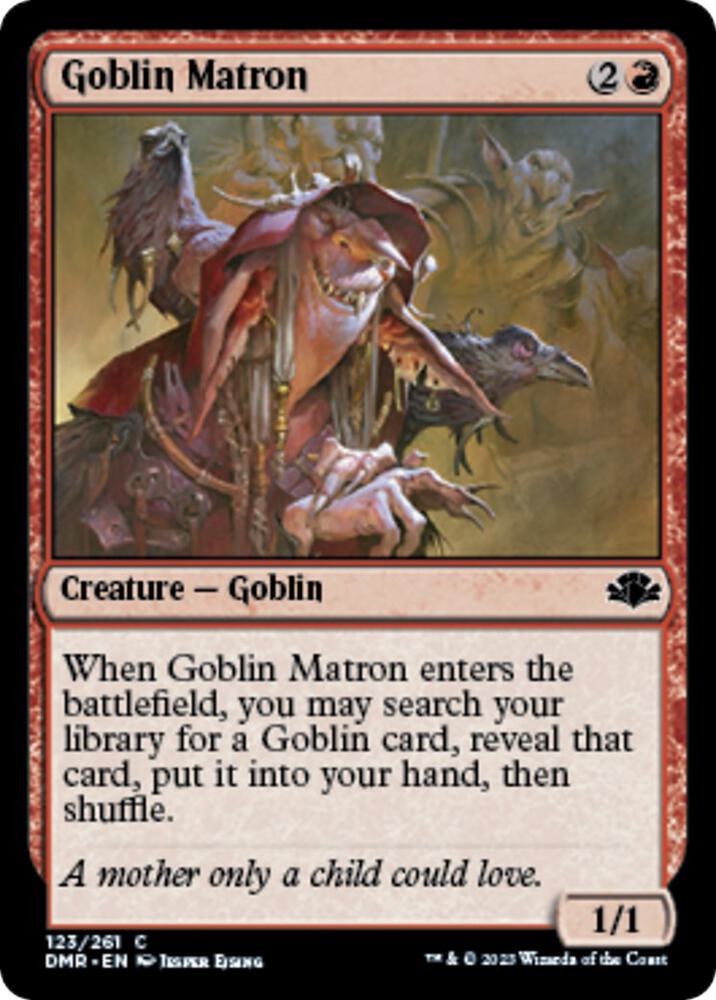 Goblin Matron 123 (Dominaria Remastered)  - Foil | Good Games Adelaide SA