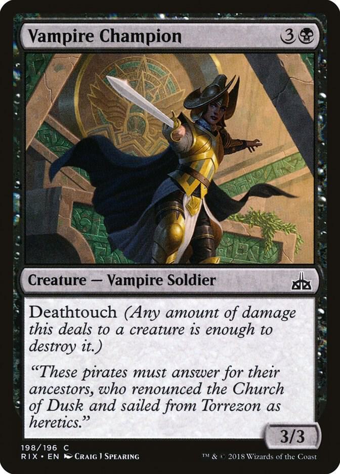 Vampire Champion 198 (Rivals of Ixalan)  | Good Games Adelaide SA
