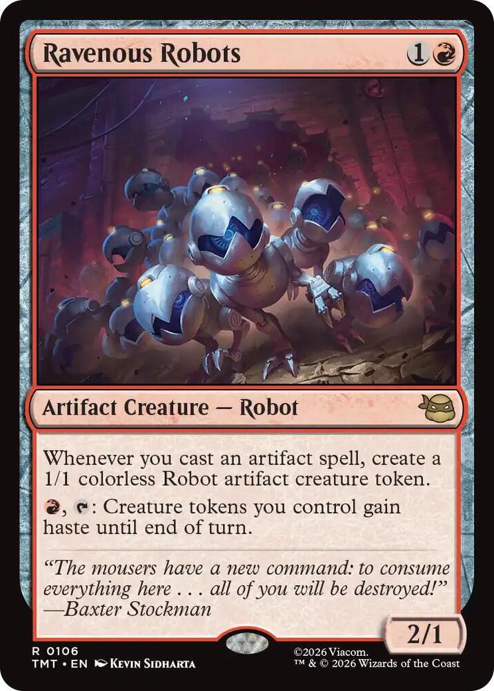 Ravenous Robots 106 (Teenage Mutant Ninja Turtles)  - Foil | Good Games Adelaide SA