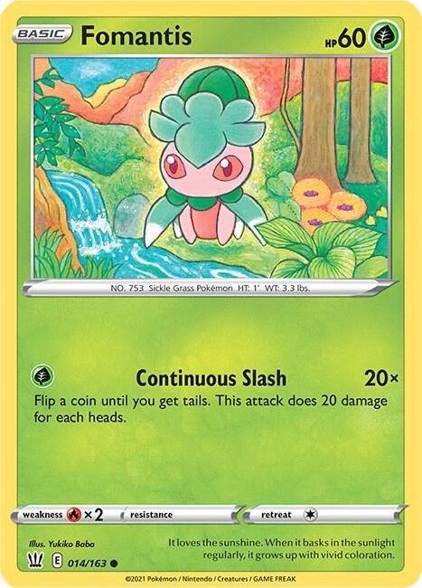 Fomantis 014/163 (SWSH05: Battle Styles)  | Good Games Adelaide SA