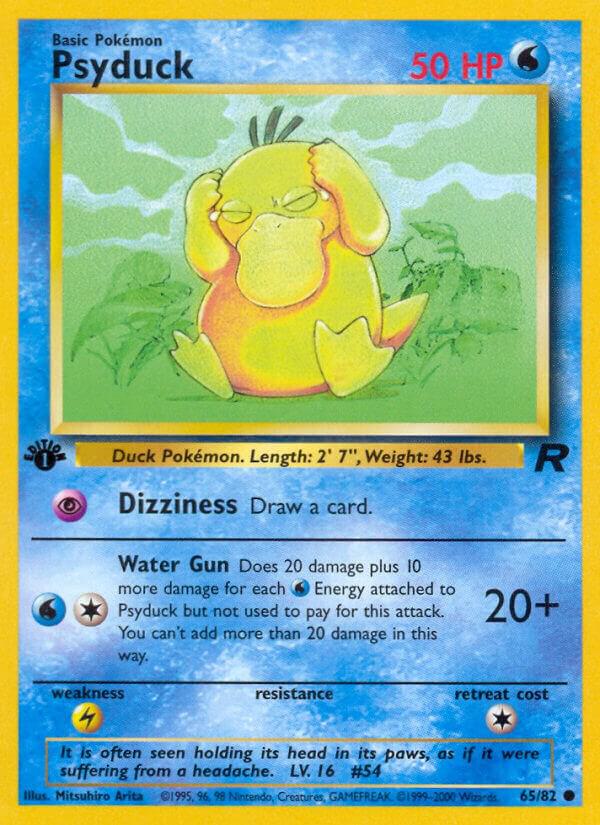 Psyduck 65/82 (Team Rocket)  - 1st Edition | Good Games Adelaide SA