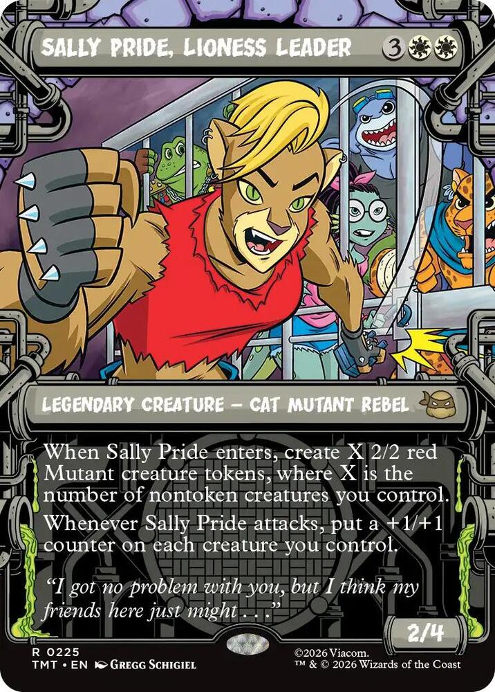 Sally Pride, Lioness Leader 225/260 (Teenage Mutant Ninja Turtles)  - Showcase | Good Games Adelaide SA