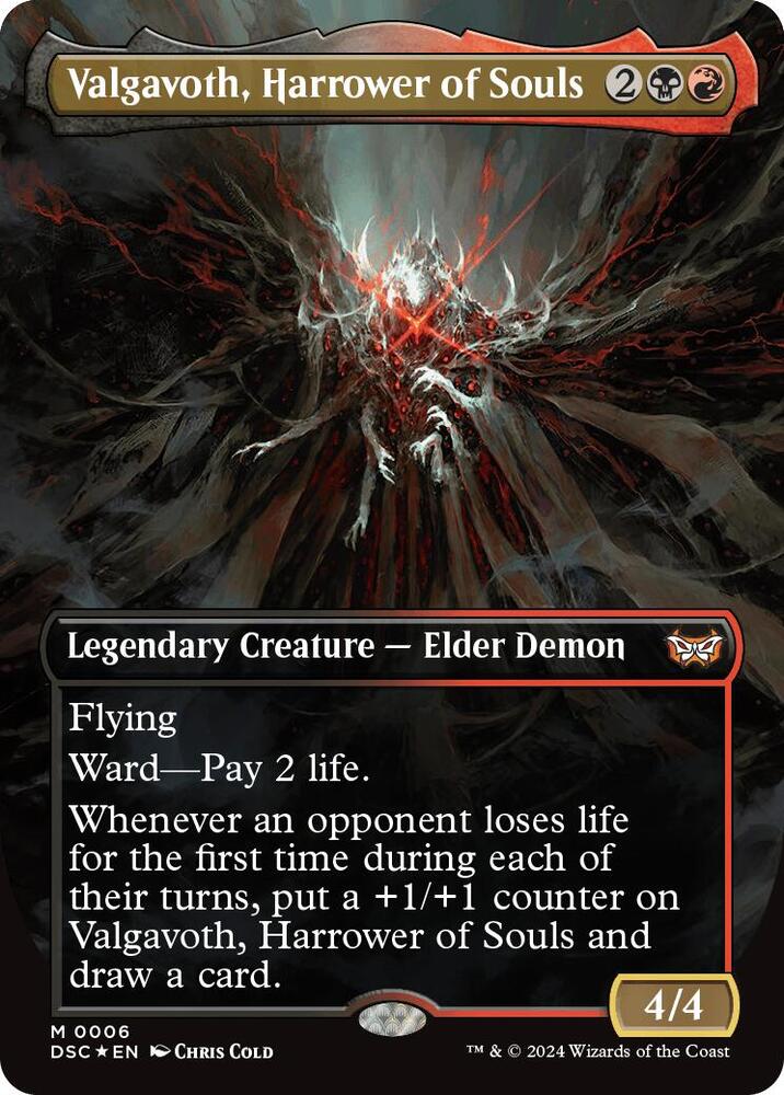 Valgavoth, Harrower of Souls 6 (Commander: Duskmourn: House of Horror)  | Good Games Adelaide SA